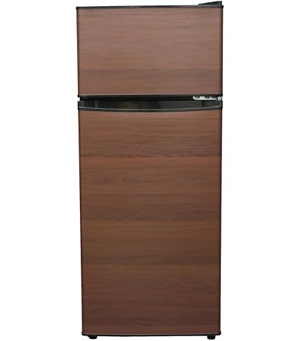 Amazon.co.jp: TOHOTAIYO 2ドア冷蔵庫 87L 直冷式 (ウッド) : ホーム