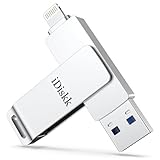APPLE Mfi認証 iDiskk 512GB iPhone USBメモリ 外付けフラッシュドライブ usbディスク アイフォン用ハードドライブ lightningコネクタ搭載 iOS外部ストレージ メモリー拡張 容量不足解消 プラグ&プレイ ワンクリック自動バックアップ Photo Stick パスワード保護 PC/iPhone/iPad/iPodシリーズなどのデバイスに対応