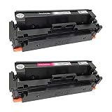 Canon (キャノン) CRG-046H (BK/ブラック)+(M/マゼンタ)-2本セット Bumba製 互換トナーカートリッジ(シリアル番号付き) ICチップ 残量表示機能付き 【1年商品保証】CRG 046H BK1 M1