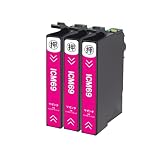 【ASSIST-BOX】エプソン(EPSON)用 IC69 ICM69互換インクカートリッジ 砂時計 インク マゼンタ 3本 対応機種:PX-045A PX-046A PX-047A PX-105 PX-405A PX-435A PX-436A PX-437A PX-505F など 互換インク 大容量 個別包装 残量表示 増量