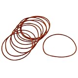 uxcell　シリコーンOリング　シリコーン　レッド　フィルターハウジング　シール　グロメットガスケット