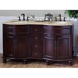 Bellaterraホーム603316 62-inchダブルシンク洗面化粧台 24 603316 1