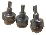 ステンレス製 ホールソー 穴あけ 超硬 セット ドリル 切削 工具 35mm 40mm 45mm 超硬 ホールソー 3点 セット DIY