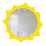 Mungai Mirrors 15cm Happy Sun Acrylic Mirror