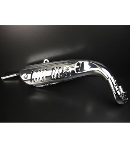 Amazon | モンキー/ゴリラ ノーマルタイプマフラー メッキ 大口径