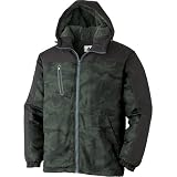 アタックベース ATACK BASE/防寒作業服/裏ボアジャケット カラー：迷彩グリーン/60 サイズ：4L 品番：6710-1