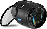 SIRUI AURORA 85mm F1.4 【フィルター付属】フルフレーム オートフォーカスレンズ、EマウントカメラFX3、FX6、A7シリーズ、A7Rシリーズ、A7Sシリーズ、A9、ZV-E1用望遠プライムポートレートレンズ