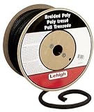 Lehigh Group .38in. X 600ft. Red &amp;amp;amp; White Polypropylene Solid Braid Multifilament Der - P