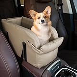 【2025年新登場】犬 ドライブボックス 車 ペットドライブボックス 犬シート車 アームレストボックス 助手席 飛び出し防止 Eppinn 小型犬 猫 車用 ベッド ドライブベッド カー用品 お出かけ おしゃれ 車載用 旅行 アウトドア 滑り止め（ベージュ）
