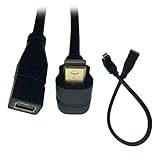 Ulyris UP 角度付き 90度 Mini DisplayPort オス - Mini DisplayPort DP メス 延長ケーブル【30cm】(Mini DP オス - Mini DP メスアダプター) iMac & LED シネマディスプレイ用 変換アダプタ