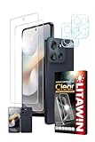 リタウィン moto g66y/g66j 5G 用 ガラスフィルム 2枚 カメラフィルム 強化ガラス 気泡レス 保護フィルム 液晶保護フィルム