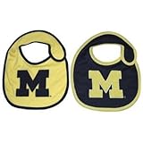 Michigan Wolverines Team Logo Baby Bibs - by Jenkins