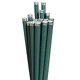 国華園 極太鋼管杭 直径26mm・長さ210cm 20本1組 グリーン