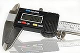 6 inch / 150mm Stainless Steel Electronic LCD Digital Vernier Caliper Gauge Micrometer 0-6" Range wi