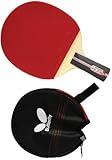 Butterfly 302 CS Penhold Table Tennis Racket [並行輸入品]