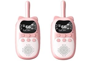 トランシーバー 2台セット 子供用 親子対話トランシーバー ワイヤレストランシーバー ハンドヘルド屋外インターホンおもちゃミニ双方向ラジオおもちゃ 特定小電力無線機 長距離トランシーバー できます 屋外 パーティー キャンプ ハイキン