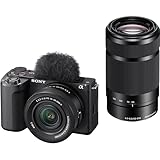 SONY(ソニー) Vlog用カメラ レンズ交換式VLOGCAM APS-C ミラーレス一眼カメラ ZV-E10M2 ダブルズームレンズキット(同梱レンズ:SELP16502+SEL55210) ウィンドスクリーン付属 ブラック ZV-E10M2X BQ