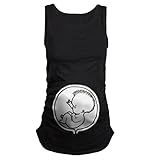Zhuhaitf 面白いプリントTシャツ Casual Womens Maternity Tank Sleeveless Garment Funny of Pregnancy Baby T shirt