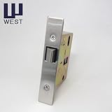WEST 錠ケース P75B(旧Q65) プッシュプルハンドル向け ラッチケース 交換 取替え バックセット50mm ウエスト P-75B