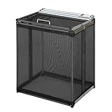 日本製 カラスよけ ネット 屋外 ゴミ箱 収集庫 ゴミストッカー 大容量 ネットボックス 折りたたみ ゴミステーション 軽量 コンパクト からすノンノン 約180L 小 60cm ブラック