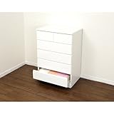 シャインホワイトハイチェスト