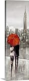 Ruane Manningプレミアムシックラップキャンバス壁アート印刷題名新しいYork Stroll 20" x 60" 2146372_24_20x60_none