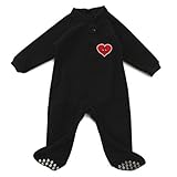 Anak Jujur フリース ジャンプスーツ ベビーの防寒に【ブラック:90】