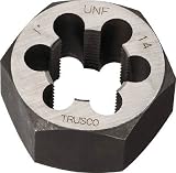 [N-4329520]ＴＲＵＳＣＯ　六角サラエナットダイス　ＵＮＦ５／８－１８ TD658UNF18