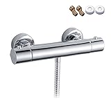 サーモスタットシャワー混合栓　壁付きサーモスタット　浴室用 壁付　水栓　混合栓　混合水栓　シャワー　バス水栓　バス用水栓金具