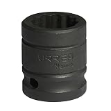 Urrea 7418MT 1/2-Inch Drive 12-Point 18mm Impact Socket by Urrea