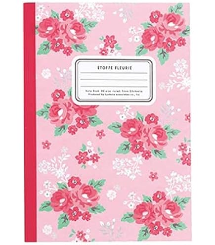 Amazon | キョクトウ 花柄ノート(エトフ・フルーリー)・ピンク B6