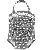 OLD NAVY(オールドネイビー) ホルターネック水玉水着 (18-24ヶ月)