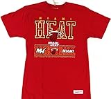 Miami Heat Mitchell & Ness半袖TシャツレッドサイズL