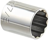 Wright Tool 3128 3/8" Drive 12 Point Standard Socket, 7/8" [並行輸入品]