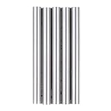 P Prettyia ステンレス丸棒　丸棒旋盤バイトグレー　HSS高速度鋼　直径約10mm 長さ約100mm　約10個セット