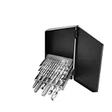 Neiko Pro 10138B Coarse Tap & Drill Bit Set-18 Piece with USA Made Huot Index Case by Neiko
