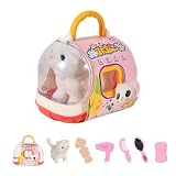 かわいいインタラクティブぬいぐるみ電気ペットぬいぐるみ動物のおもちゃ吠え歩くしっぽを振る気分をなだめる子供ペット育てるおもちゃインタラクティブぬいぐるみ