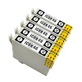 ICBK46 IC46 エプソン用 互換インクカートリッジ ブラック ICBK46×5 増量 残量検知対応 純正と併用可能 対応型番: PX-101 PX-401A PX-402A PX-501A PX-A620 PX-A640 PX-A720 PX-A740 PX-FA700 PX-V780