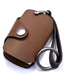 [NONINA] キーケース キーカバー 本革 オイルレザー 牛革 マツダ用 新型 CX5 CX8 CX30 MX30 CX60 CX-5 CX-30 CX-8 ロードスター マツダ3 マツダ6(Type A, ブラウン)