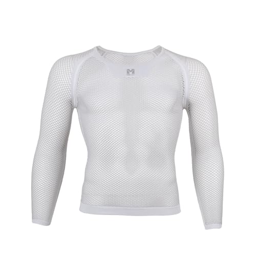 ミレー ドライナミック メッシュ 3/4 スリーブの立体メッシュ構造で汗冷え防止