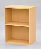 オープンラック カラーボックス 2段 幅45cm・高さ60cm NEWプレージ NPG-6045 シェルフ スリム 収納ラック