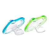 Munchkin Latch Lightweight Pacifier, Blue/Green, 6+ Months, 2 Count by Munchkin [並行輸入品]