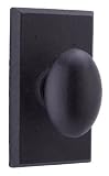 Weslock 07305M2--0020 Durham Single Dummy Knob, Black by Weslock