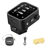 Godox X3-N TTL ワイヤレス タッチ スクリーン フラッシュ トリガー ニコンカメラ用、i-TTL オートフラッシュ、3.7V 850mAh リチウムイオンバッテリー、2.4GHz ワイヤレス TCM 変換付き