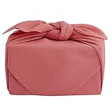 むす美 風呂敷 ふろしき 45cm ローズ 無地 ポリエステル ちりめん 日本製 10188-103