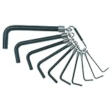 C.K Tools ヘキサゴンレンチ(キータイプ、インチ) 10本セット T4415