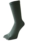 ガッツマン 機能性サポート五本指ソックス 5足組(FD-01) (ＯＤ, L(27-29cm))