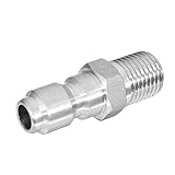 ILS - 1/4 Inch Pressure Bubble Pot Washer Adapter Coupling Quick Release Connector