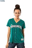 Seattle MarinersレディースクールベースAlternate Jerseyグリーン( Medium )