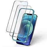 KKUYI iPhone 12 Pro MAX用ガラスフィルム 全面保護フィルム 強化ガラスフィルム ガイド枠付き 9H強化ガラスフィルム